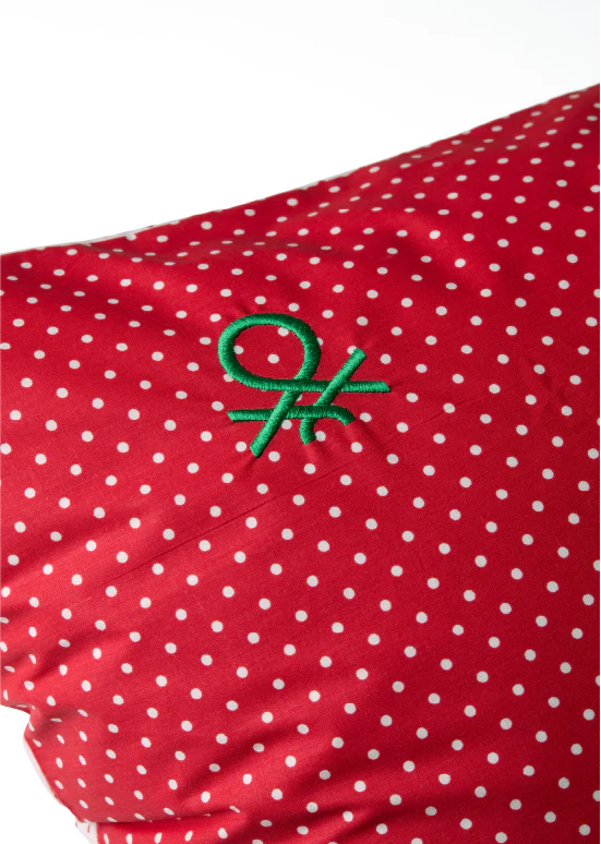 United Colors of Benetton , סט מצעים פולקה דוט - אדום - Image 3