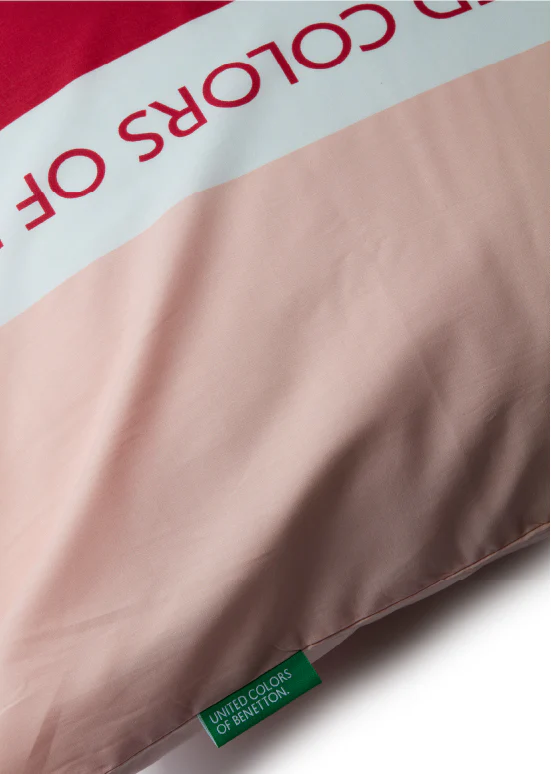Exclusive Benetton , מצעים דו-צדדיים -אדום/ורוד - Image 4