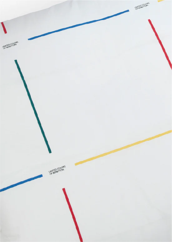 קולקציית MIX & MATCH של Benetton - ריבועים צבעוני - ציפה - Image 3